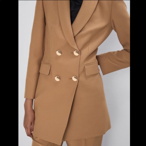 Zara NWT double breasted frock coat - Picture 3 of 8